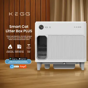 KEGG Smart Cat Litter Box PLUS - Toilet Kucing Otomatis | Self Cleaning Automatic App Pet Sensor Peliharaan