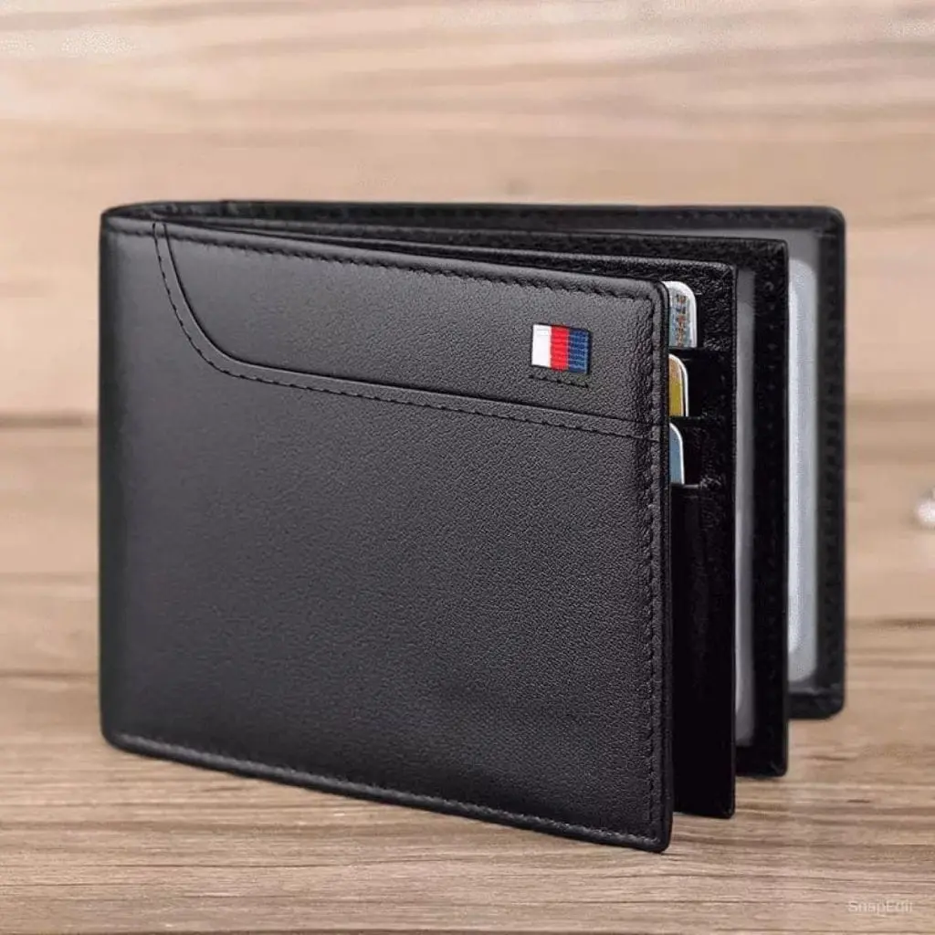 Dompet Pria William Polo Dompet lipat pria Dompet keren Dompet laki-laki Dompet lipat dua Dompet anak muda viral Model Kartu Kulit