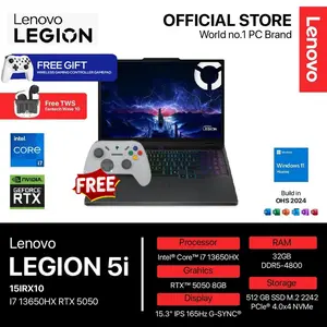 Legion 5 5i 15IRX10 i7 13650HX RTX5050 8GB/ 16GB 512GB W11+OHS+M365B 15.3WUXGA 165HZ 100SRGB BLIT