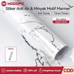 MODOFO Stiker Dapur Stiker Dinding Dapur Stiker Marmer Walpaper Dinding Kamar Aesthetic Wallpaper Dinding Vinyl Marble Wallpaper Dinding Dapur Wallpaper Dinding Kamar Aesthetic Sticker Dinding Kamar Tidur Walpaper Dinding Kamar Aestheticukuran 300 X 60 Cm