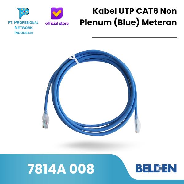 Gambar Kabel UTP BELDEN CAT6 Non Plenum 7814A 008 (BLUE) Meteran dari Profesional Network Kota Administrasi Jakarta Pusat Tokopedia