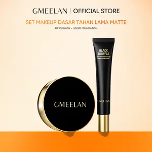 GMEELAN SET Black Truffle PCA Zinc Antioksidan Air Cushion 7g+10g +Black Truffle PCA Zinc  Antioksidan Liquid Foundation 30g
