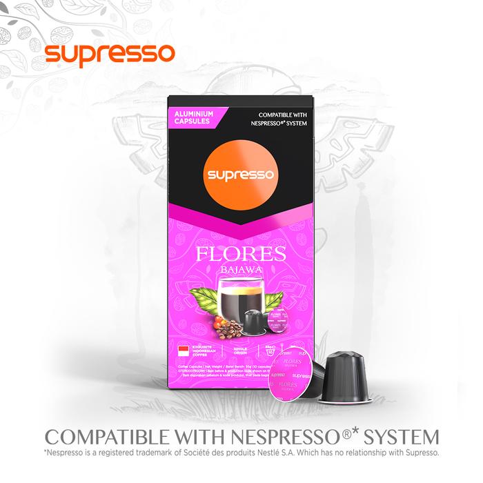 Gambar Supresso Flores Bajawa Coffee Capsules / Kopi Kapsul | Nespresso Compatible dari INDRACO Store Kab. Gresik Tokopedia