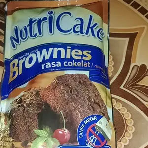 NUTRICAKE BROWNIES KUKUS PANGGANG COKELAT 230GR Nutricake Chocolate