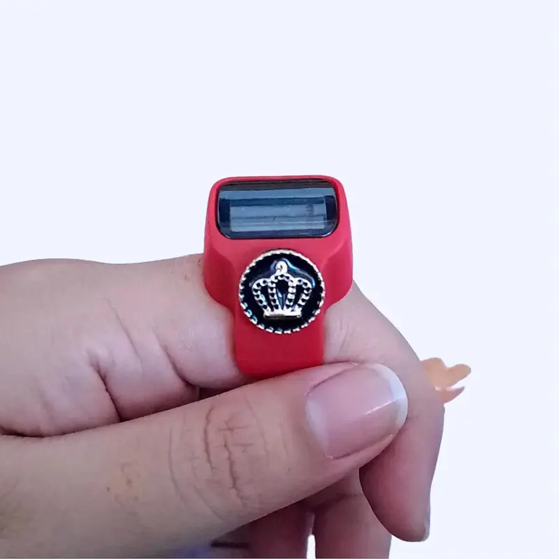 Tasbih Cincin dzikir Digital LED Muslim Motif Cantik Model Terbaru - Mudah Digunakan 4