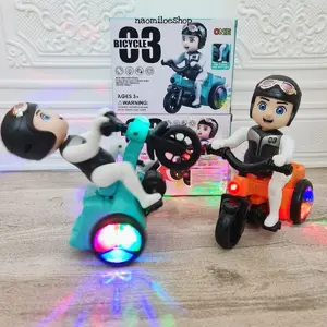 Mainan anak sepeda jumpling standing 360° - Mainan Anak Dancing Bicycle 03