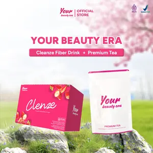 Your Beauty Era - Combo Fiber Tea | Herbal Tea and Fiber Drink | Aloe Vera Psyllium Husk Camellia Sinensis