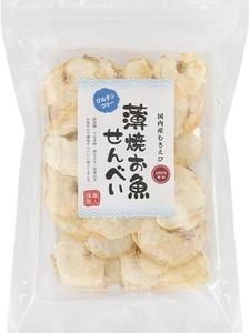 【薄焼お魚せんべい 50g むきえび】お徳用袋 薄焼きいわし うす焼き イワシ カルシウム おさかな せんべい 煎餅 瀬戸内産100% グルテンフリー 国産 小豆島 子供 こども お菓子 おかし おやつ 出汁 おいしい シニア 高齢者 オリーブアイランド oliveisland