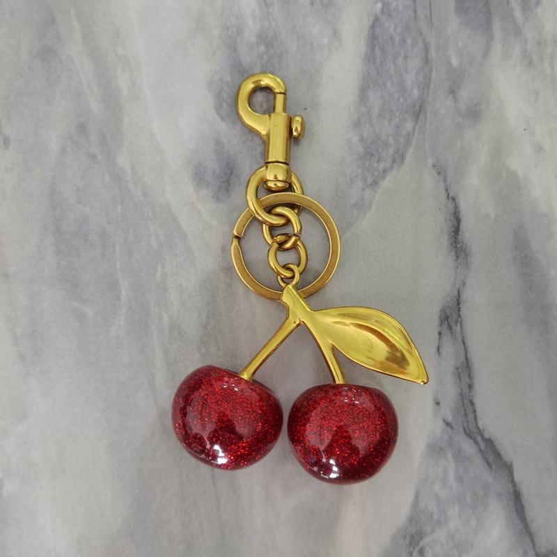 gantungan kunci tas Cherry Bag Charm cherry keychain gantungan kunci gantungan tas cherry  bag Resin 9