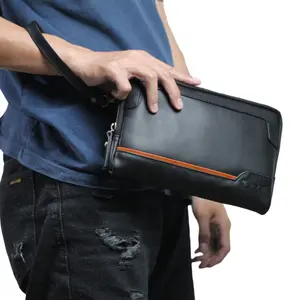 DIEK Handbag Pria Kulit Asli Clutch Bag Pria Tas Tangan Kulit Asli Premium DK01 MALEFIC