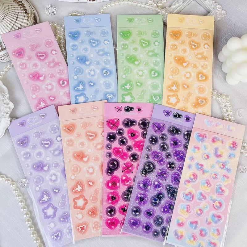 Product Introduction of Stiker Lucu Korea Photocard Toploader Decor Sticker Aesthetic Journal Planner Decor 4