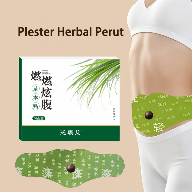 Plester Herbal Perut bakar lemak Pusar Herbal Health