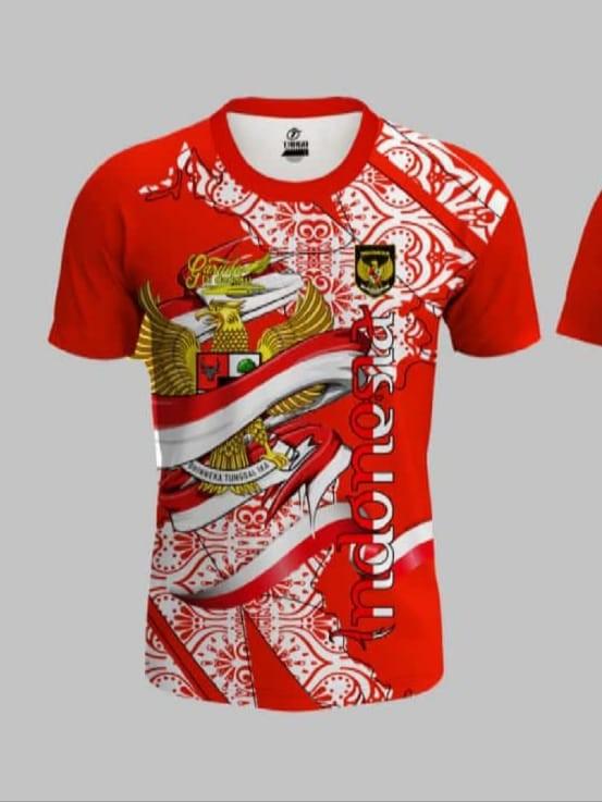 KAOS AGUSTUSAN COUPLE/BAJU PASANGAN ANAK DAN DEWASA/KAOS ANAK DAN DEWASA