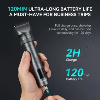 Kensen Professional Wireless 3 in 1 Hair Trimmer Shaver Clipper Mesin Cukur Potong Gunting Rechargeable Kumis Jenggot 8