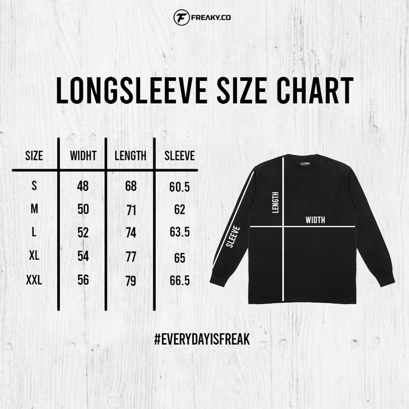 Freaky Tshirt Longsleeve Darkness Black Tees Katun Freaky Tshirt Longsleeve Darkness Black Tees Katun