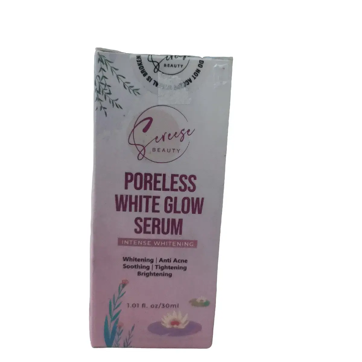 seriese poreless white glow serum whitening anti-acne soothing tightening brightening