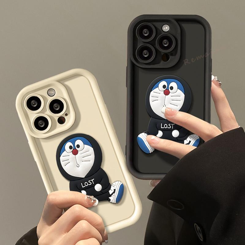 Product Introduction of Cartoon Doraemen  Phone Case for IPhone 11 15 14 13 12 Pro Max 6 6S 7 8 Plus XR XS MAX X Se2020 Case Soft Liquid Silicone Shockproof Protector Cute 3D Cover 24