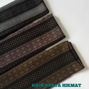 Kain Motif Abaya Hikmat Turkey Printig Harga per 0.5 Meter