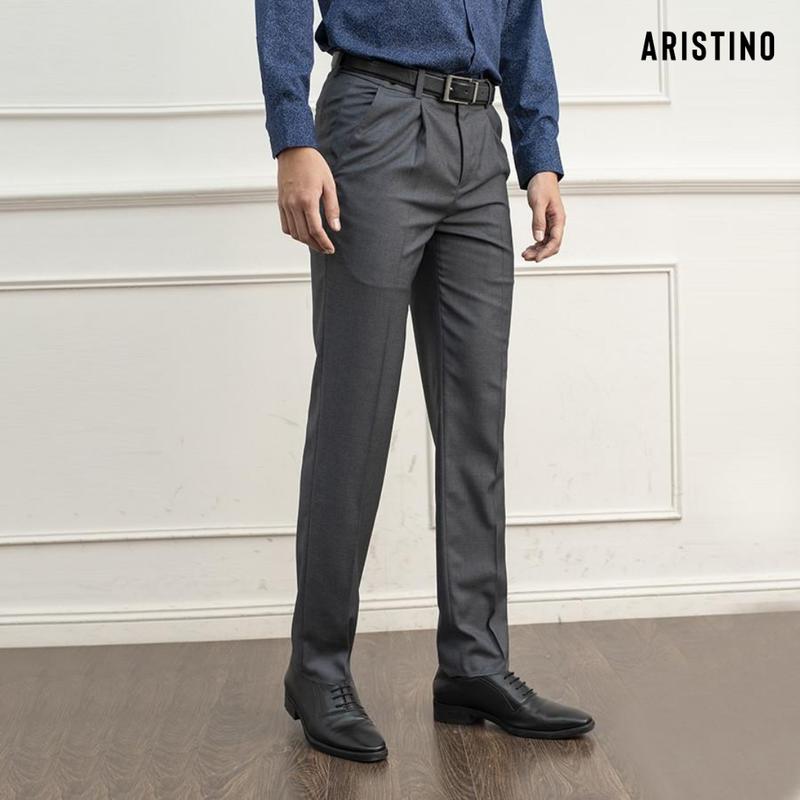ARISTINO Quần âu nam cao cấp, đứng dáng , phom regular fit ông suông đứng ATRR12