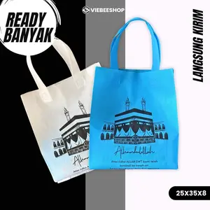 ( Isi 25 Biji ) Tas Press Jumbo Muat Banyak Edisi Goodiebag Souvenir Haji Umroh Murah Tas Press Haji 25.35.8