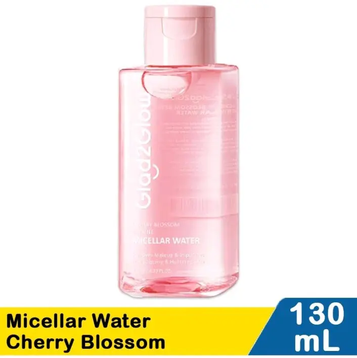 glad2glow micellar water cherry blossom 130ml