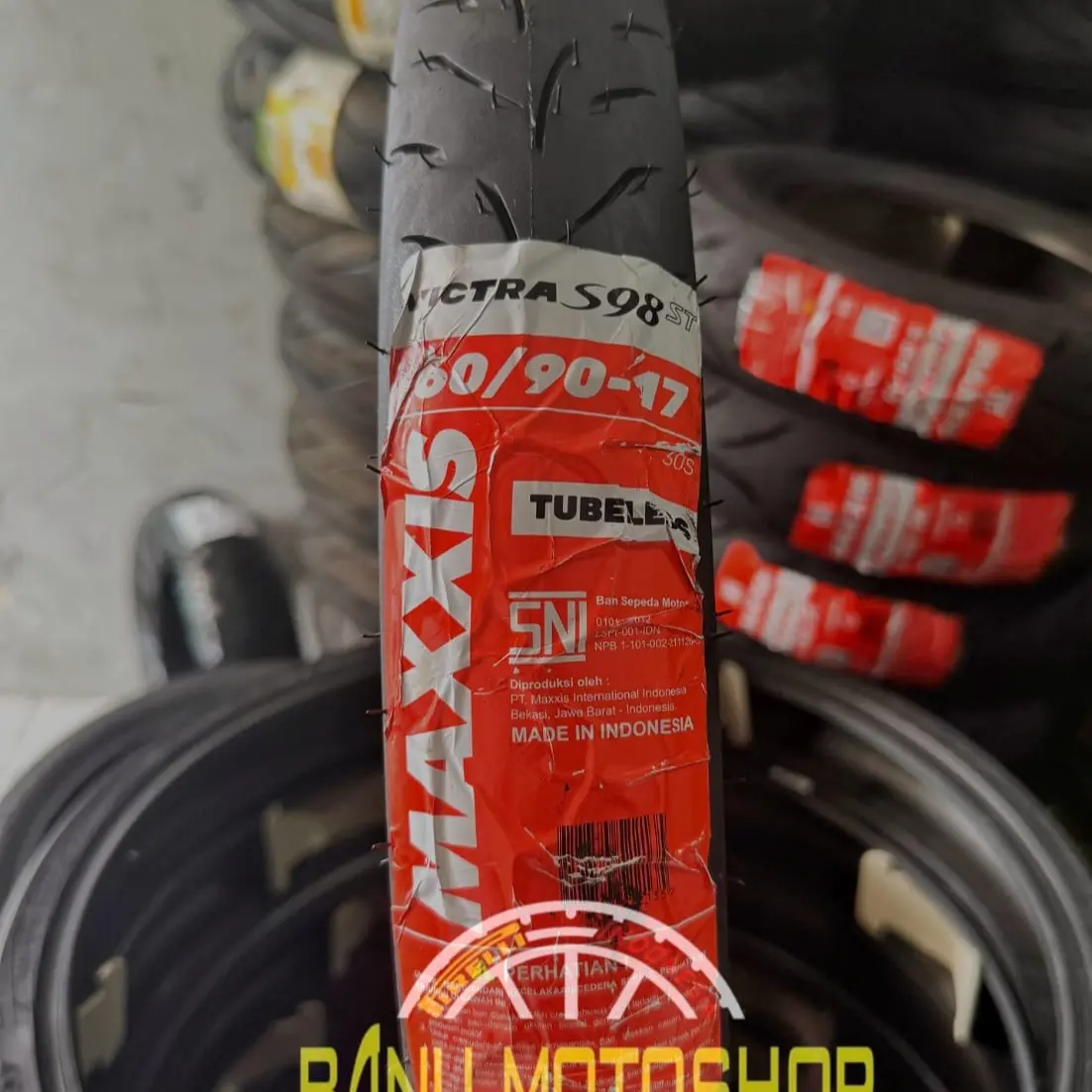 ￼Maxxis victra S98 ST 60/90-17 Tubelees Drag Bike / Thailook style