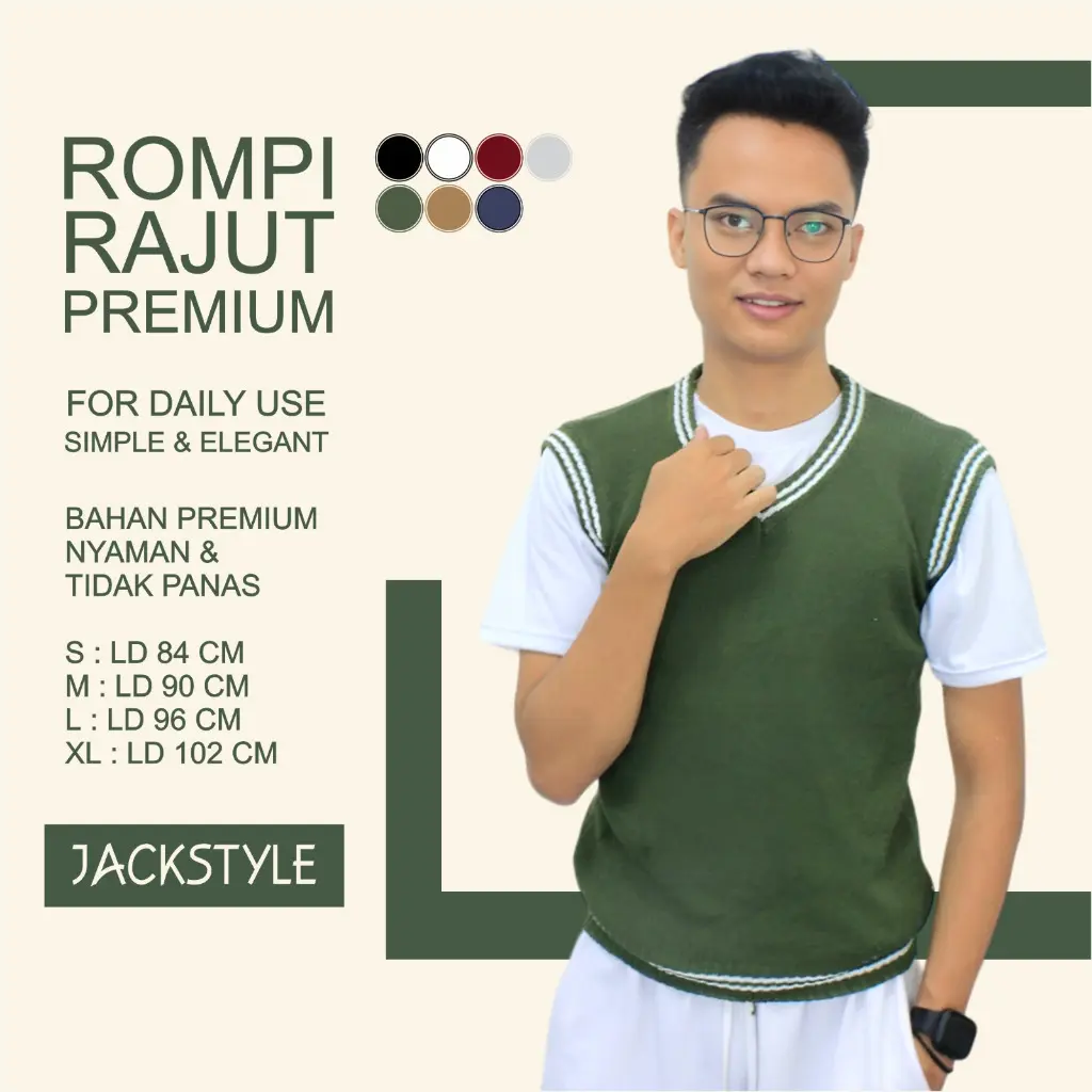 ROMPI RAJUT KOREAN STYLE OUTER TERBARU VEST PREMIUM /KOREAN STYLE TERLARIS DAN TERMURAH!!!