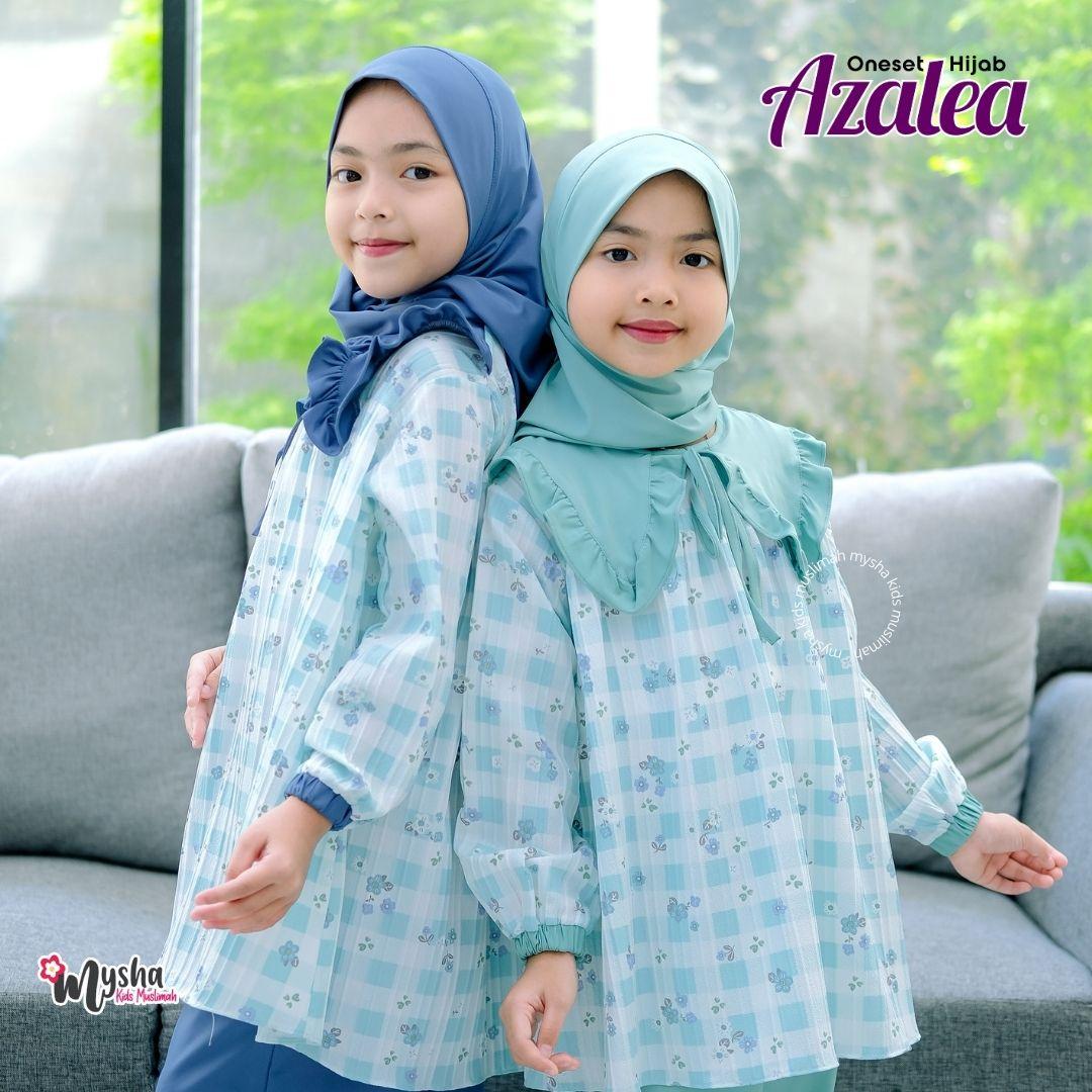 Mysha Kids Muslimah - AZALEA Oneset anak FREE HIJAB Setelan anak Muslim Jersey Premium &Elora 2-11th Mysha Kids Muslimah - AZALEA Oneset anak FREE HIJAB Setelan anak Muslim Jersey Premium &Elora 2-11th