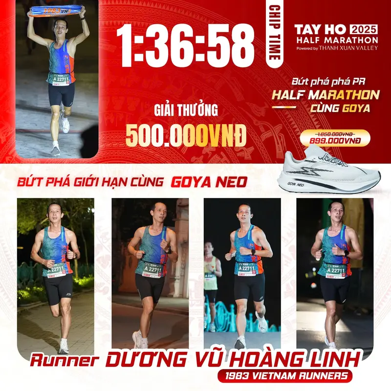 Giày Thể Thao Chạy Bộ Goya Neo Năm 2025 Đen Trắng - Siêu Nhẹ, Êm Ái, Bám Đường Tốt Phù Hợp Cho Nam Nữ Chạy Bộ, Sneaker Chuyên Chạy Bộ, Tập Thể Dục 5