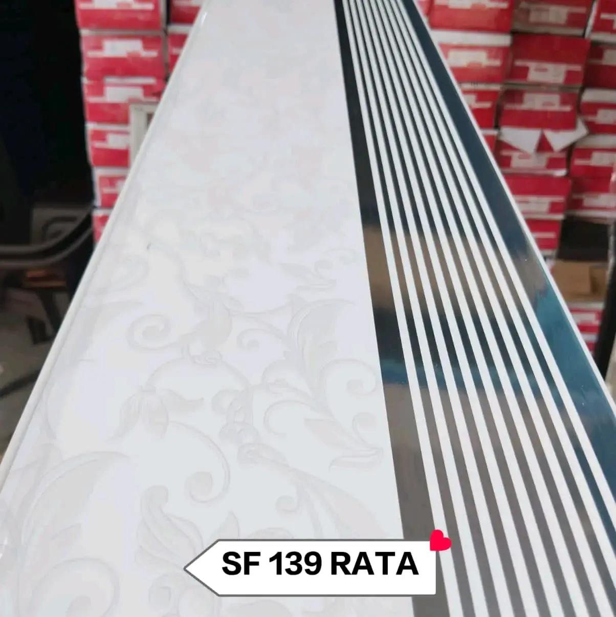 plafon pvc kekinian motif tahan air dn tidak rambat api