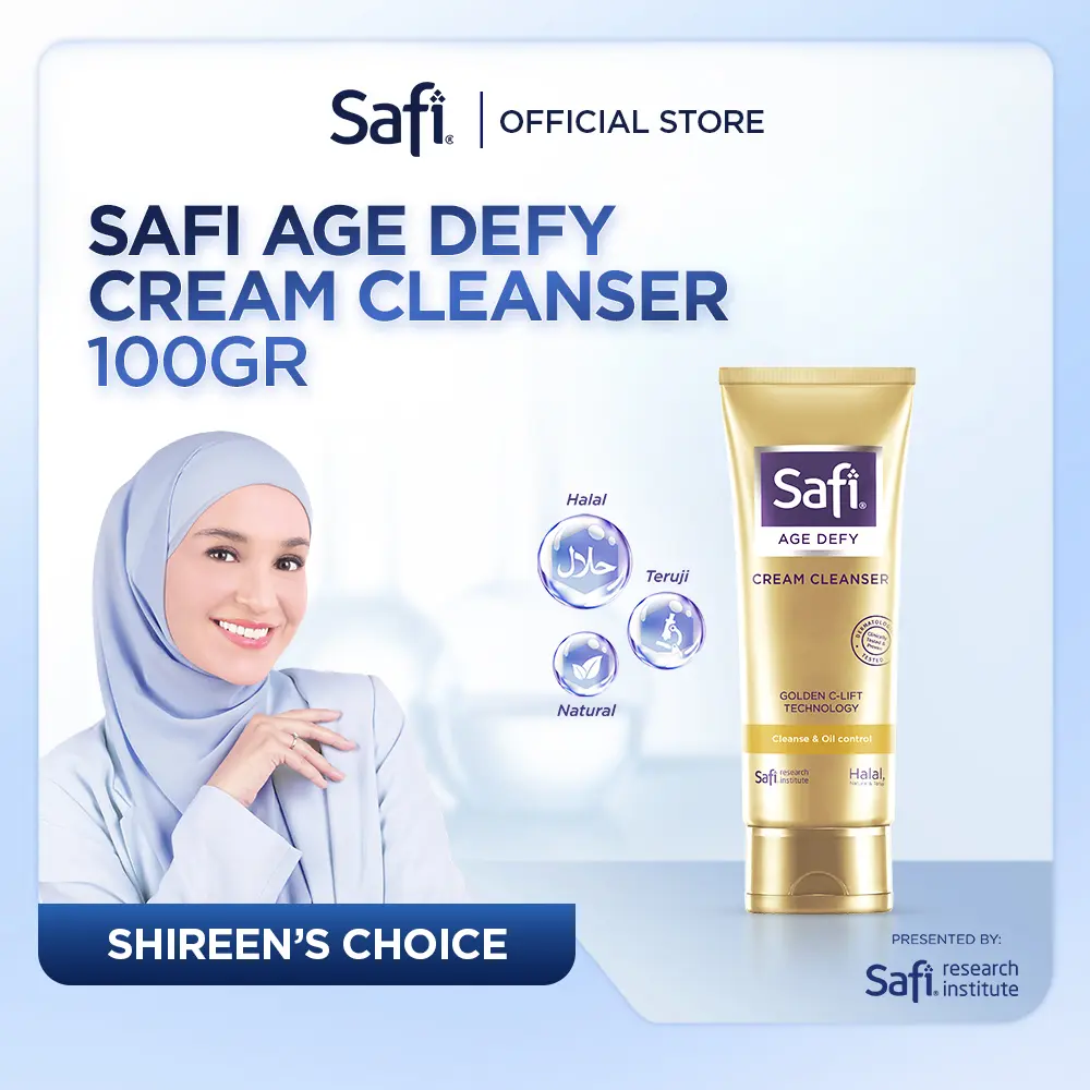 SAFI - Age Defy - Cream Cleanser - Pembersih Wajah Anti Aging