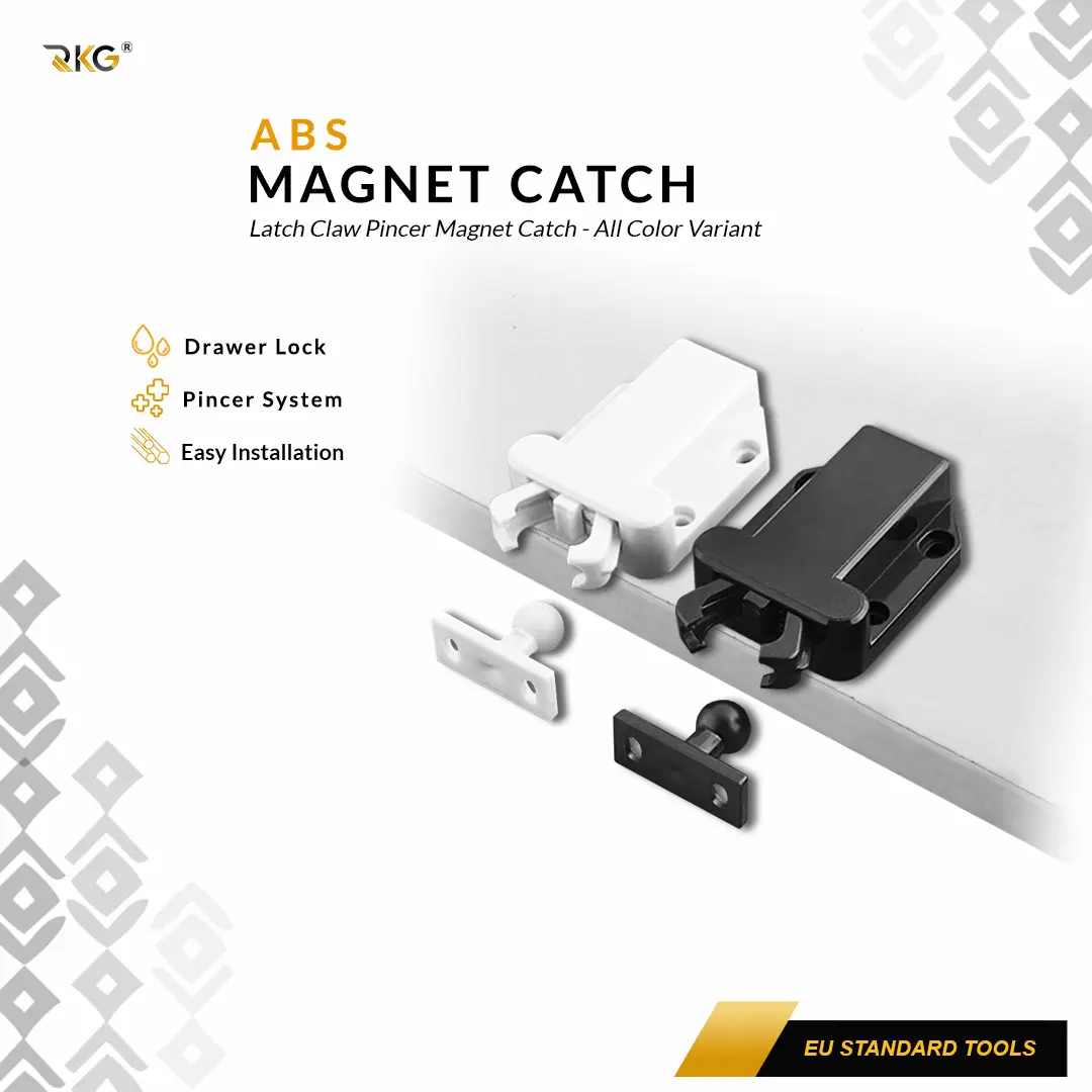 Magnet Pintu Laci Lemari Jepit Push to Open Rebounder