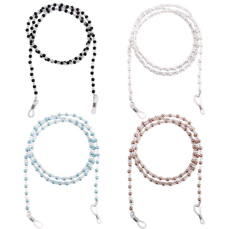 Giản dị Mặt nạ dây buộc Chuỗi kính râm Eeyglasses Rope Kết cườm Kính xích Dây…