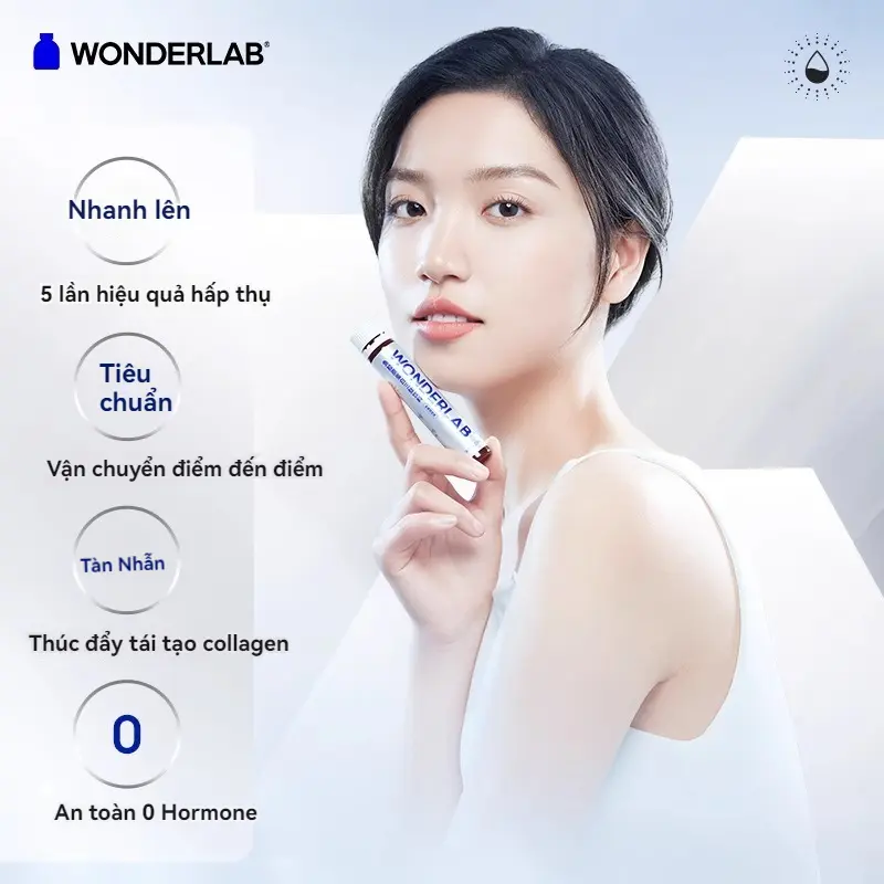 Nước Uống Dạng Lỏng Đường Uống Bằng Collagen Tripeptide Cá, WonderLab, 4 Chai Mỗi Hộp 1