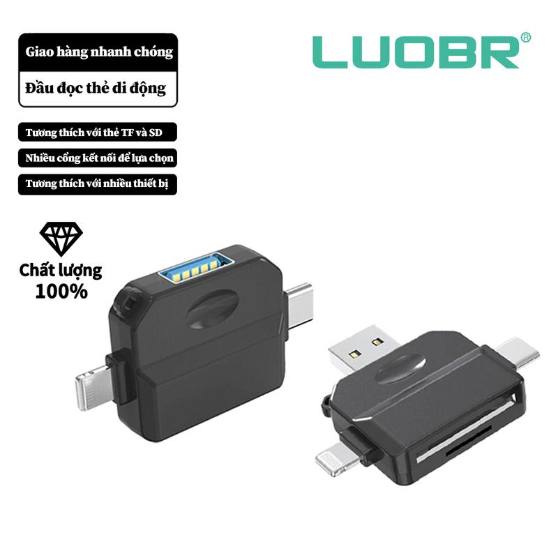 Thẻ Đọc Thẻ Nhớ 3 Trong 1 | Bộ Chuyển Đổi USB 3.0 Tốc Độ Cao | Dùng Cho Máy Ảnh Thẻ SD/TF | Thiết Bị Đọc Thẻ Nhớ Nhanh