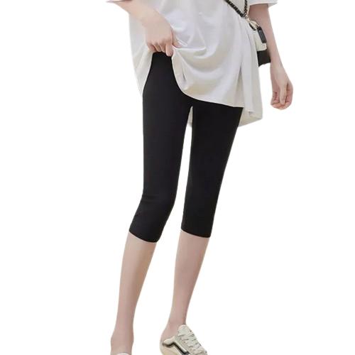 Legging pendek 3/4 Standart - Legging Spandex Licin Fit Lembut Nyaman Wanita 0