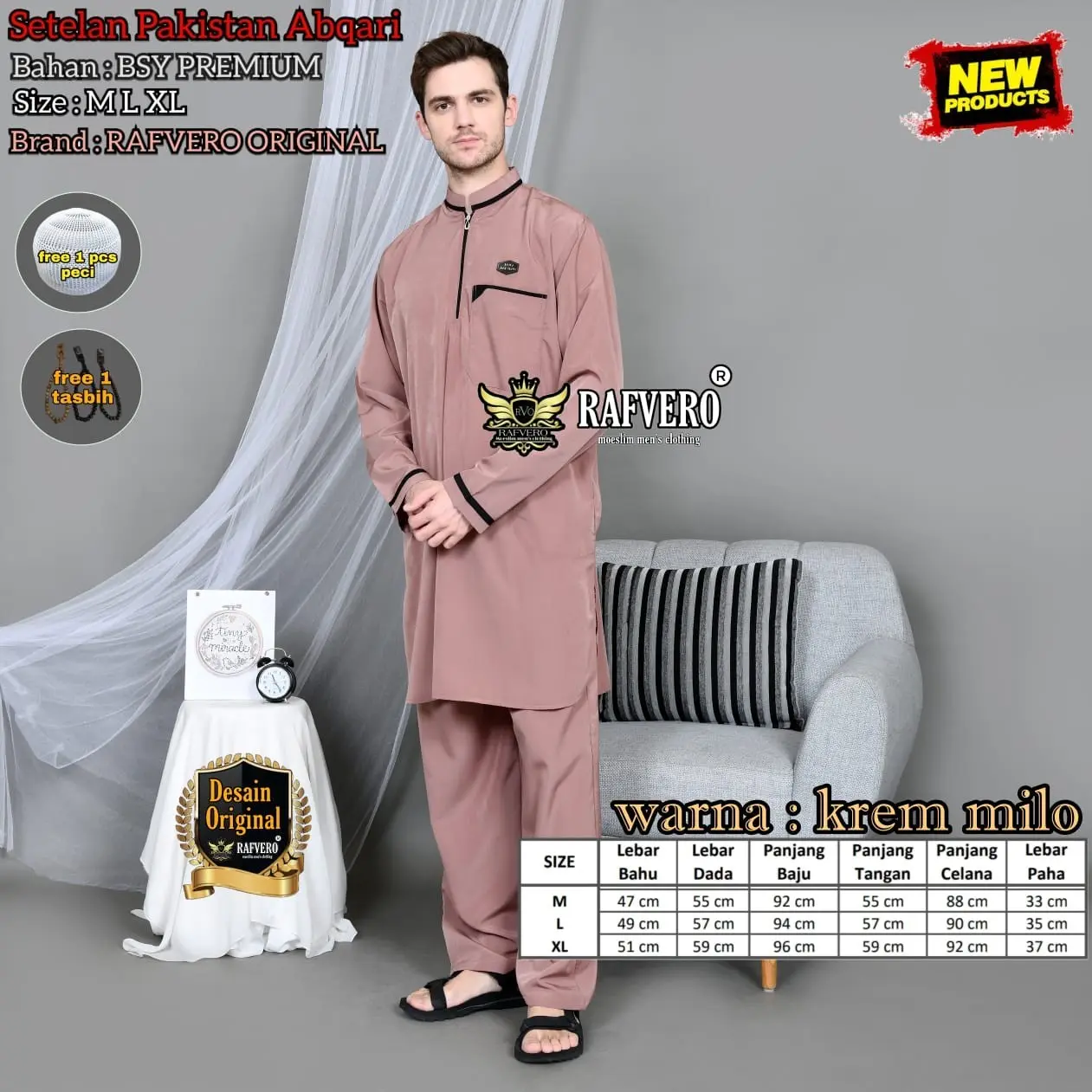 setelan pakistan pria dewasa kren / baju koko qurta pakistan satu set free peci dan tasbih abu muslim kurta panjang nyaman Navy Navy Atasan Hitam Katun koko ayah dan anak branded 2024