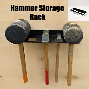 Studio home wall mount - Wall-mounted tool organizer garage, workshop - safe storage of horn hammers and screwdrivers