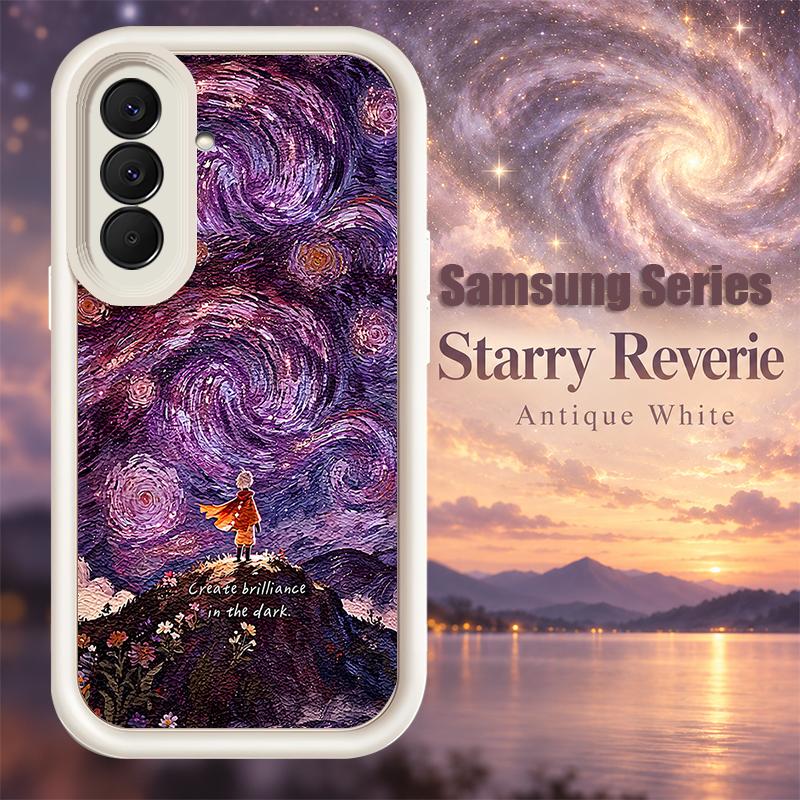 Ốp Điện Thoại silicone họa tiết bầu trời sao và Công chúa bé tùy chỉnh cho Samsung Galaxy A57 5G, A27 5G, A56 5G, A36 5G, A26 5G, A17 5G/4G, A07, A06 5G/4G, A55 5G, A35 5G, A16 5G/4G, A15 5G/4G, A54 5G, A25 5G, bề mặt mờ