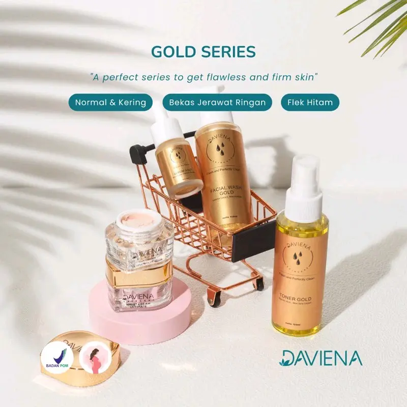 DAVIENA SKINCARE GOLD & GLOWING | GOLD SERIES DAVIENA SKINCARE