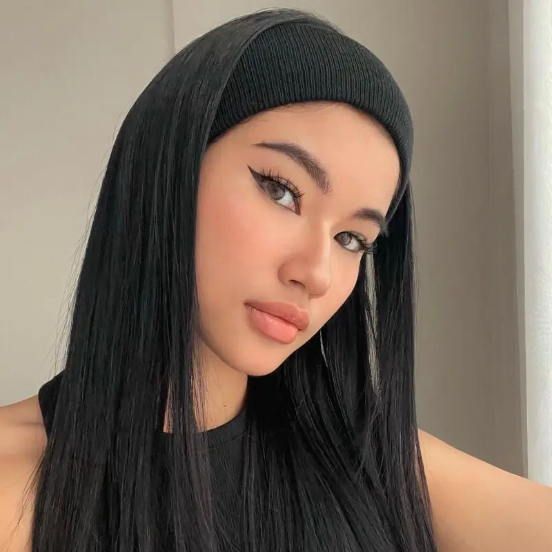 BEST SELLER KYRA HEADBAND KNIT - Maxi Headband Aesthetic Bandana Lebar Bandana Rajut Dewasa Bando Dalaman Ciput Hijab Headband Olahraga Tebal Headband Korea Bandana Korea