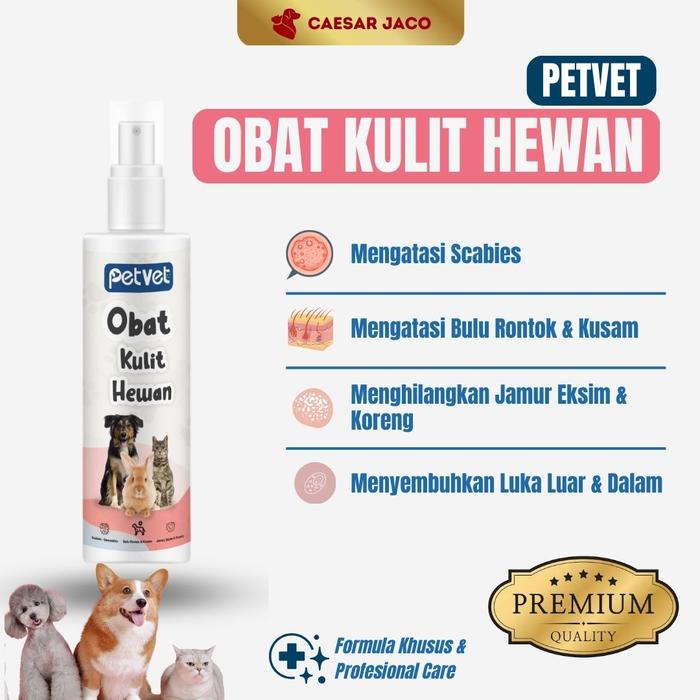 Gambar Obat Kulit Scabies Demodeks Jamur Kutu Anjing Kucing Kelinci | Obat Sakit Kulit Hewan dari Caesar JacO Kota Administrasi Jakarta Barat Tokopedia