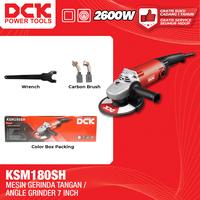 Gambar DCK Mesin Gerinda Tangan 7 Inch / Mesin Gerinda Listrik 7" / Gerinda Tangan 2600 Watt / Grinda 7 Inch / Angle Grinder KSM180SH dari DCK Power Tools Indonesia Kota Administrasi Jakarta Barat 1 Tokopedia
