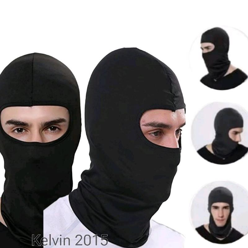 Masker Ninja Balaclava Hitam Anti Debu dan Polusi Berkualitas untuk Aktivitas Outdoor 0