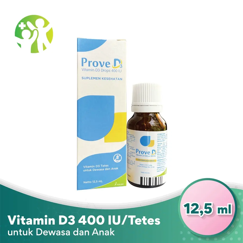 [Special Promo] Prove D3 Drop - Vitamin D3 400 IU Tetes 12.5 ml untuk Dewasa dan Anak