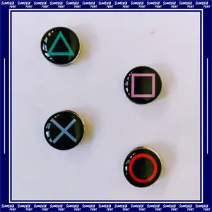 Kancing Race/Marathon/Lari BIB Button Magnet Playstation Button (1 Set 4pcs)