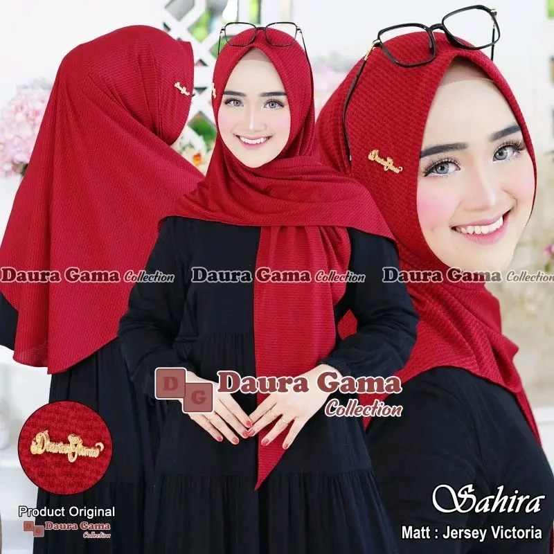 hijab segitiga Jersey Victoria//hijab instan viral by daura gama//hijab trend terbaru//hijab instan tinggal pakai// 0