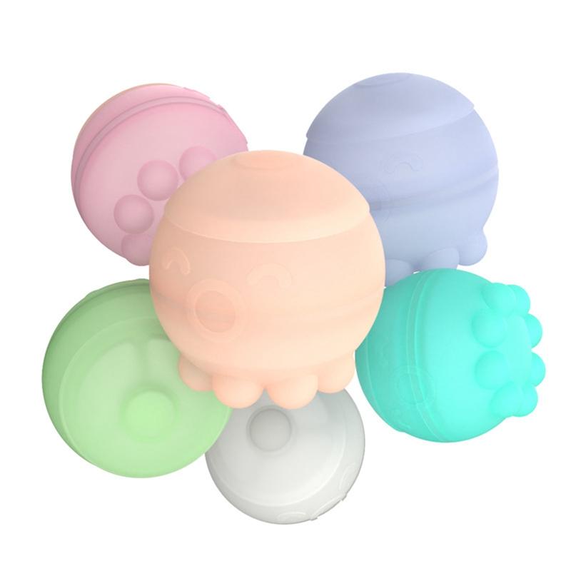 New silicone water ball, silicone magnetic water ball, one-hand water-filled silicone water ball toy, buckle water ball 8