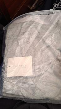 Product Review of [Premium] Kaos Kerah V Lengan Panjang Longgar Wanita from I**a R**i 0