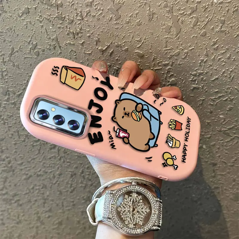 Untuk Samsung Galaxy A16 Casing anti-shock Casing silikon A16 Casing minimalis Casing anti sidik jari SM-A166B Anti gores Casing HP wanita Modis SM-A165F Casing softcase